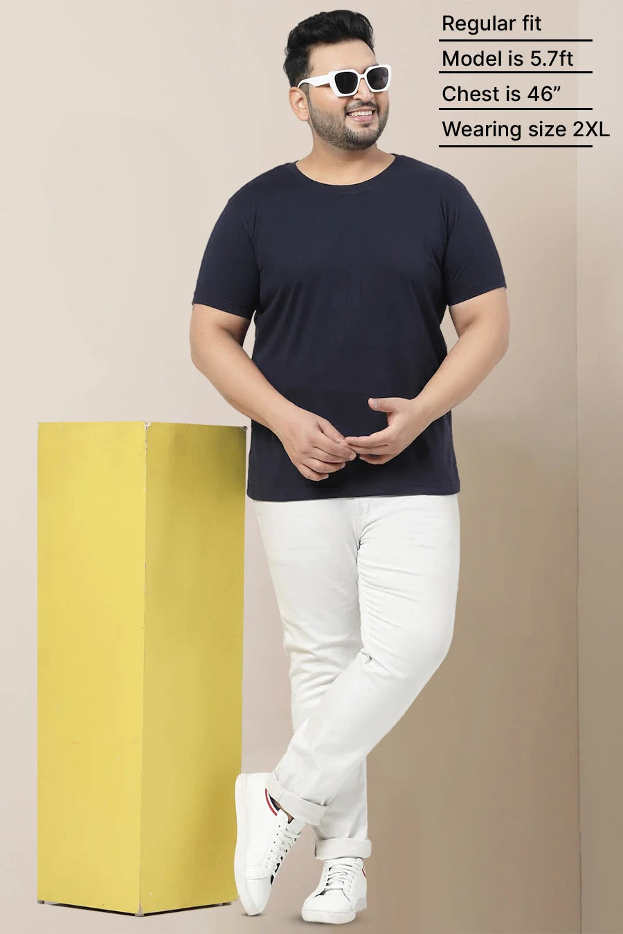 Plus Size - Midnight Blue - Classic Crew