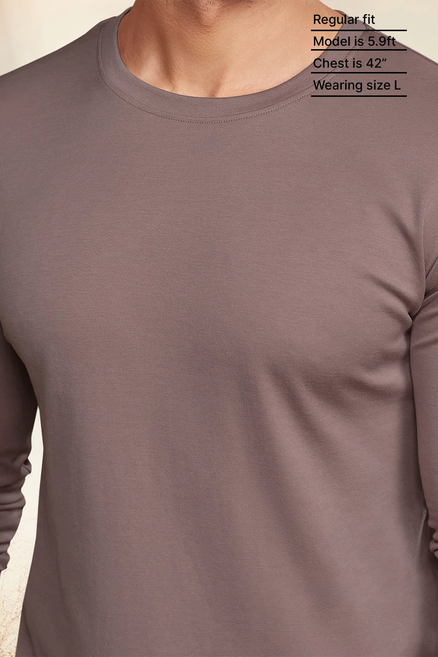 Classic Full sleeve in Mauve