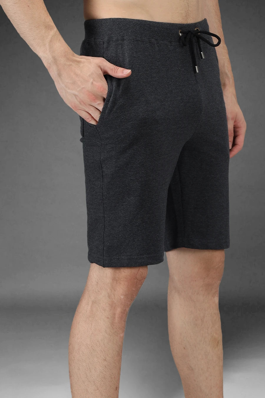 Dark Grey - Terry Shorts