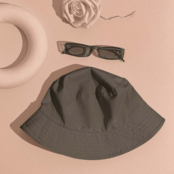 Unisex Coffee Brown Classy Bucket Hat